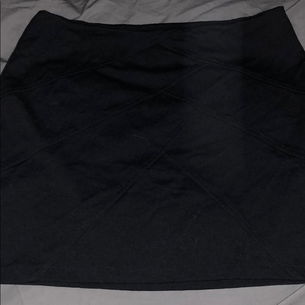 Black cross cross design skirt